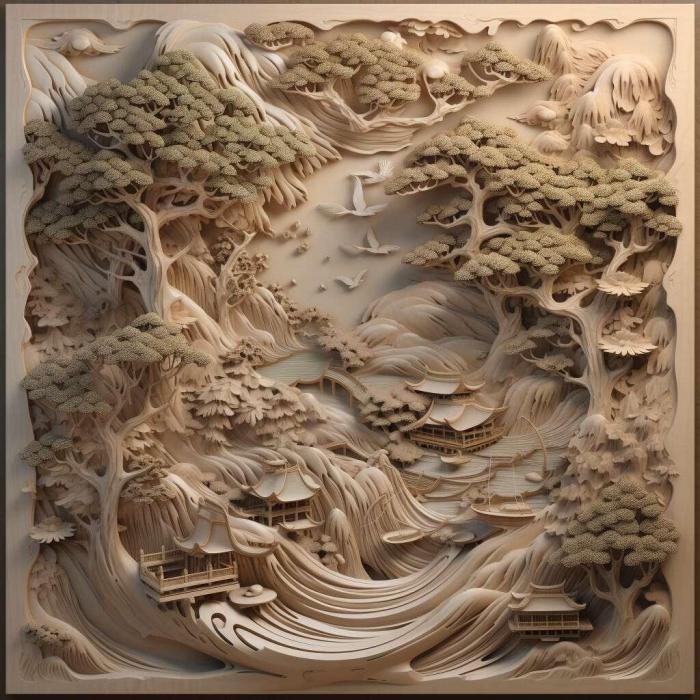 نموذج ثلاثي الأبعاد لآلة CNC 3D Art 